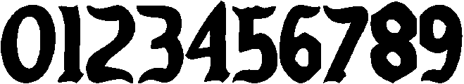 Forsaken otf (400) Font OTHER CHARS