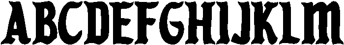 Forsaken otf (400) Font UPPERCASE