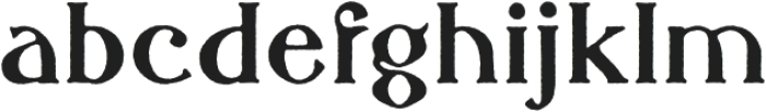 Fort Collins Rough otf (400) Font LOWERCASE