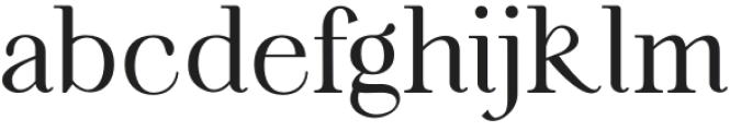 Fortela Typeface otf (400) Font LOWERCASE