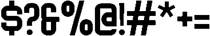 Forten Display Bold otf (700) Font OTHER CHARS