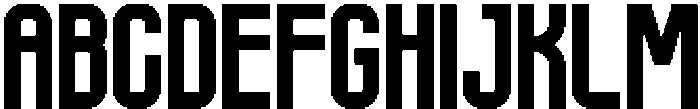 Forten Display Bold otf (700) Font UPPERCASE