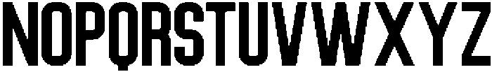 Forten Display Bold otf (700) Font UPPERCASE