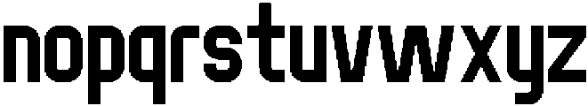 Forten Display Bold otf (700) Font LOWERCASE