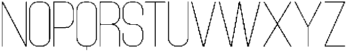 Forten Display Thin otf (100) Font UPPERCASE