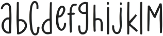 Fortune Brother otf (400) Font LOWERCASE