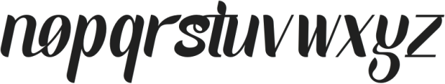 Fortunish Italic otf (400) Font LOWERCASE