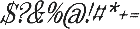 Forward Serif Regular otf (400) Font OTHER CHARS