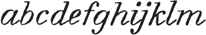 Forward Serif Regular otf (400) Font LOWERCASE