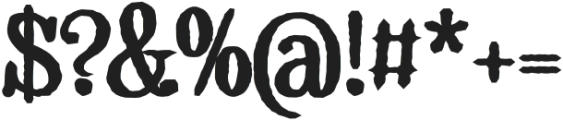 Forward Serif Upright Bold otf (700) Font OTHER CHARS
