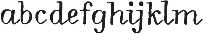 Forward Serif Upright Regular otf (400) Font LOWERCASE