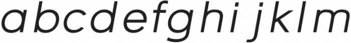 Forzan Medium Italic otf (500) Font LOWERCASE