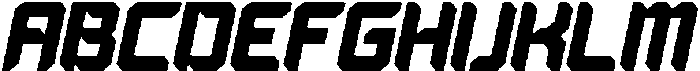 Forzon Italic otf (400) Font UPPERCASE