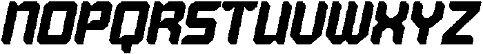 Forzon Italic otf (400) Font UPPERCASE