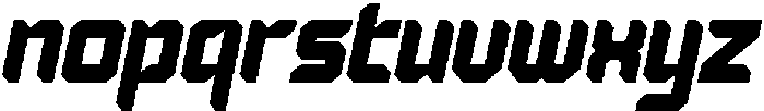 Forzon Italic otf (400) Font LOWERCASE