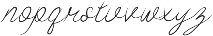 Fothem Italic otf (400) Font LOWERCASE