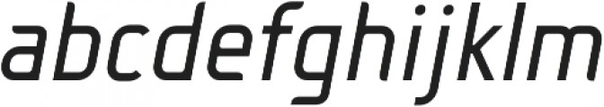 FouRegular ttf (400) Font LOWERCASE