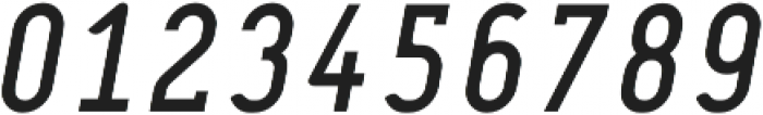 FouSerifCN Regular Italic otf (400) Font OTHER CHARS