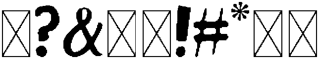 Found Font Regular otf (400) Font OTHER CHARS