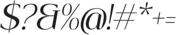 Foundland Italic otf (400) Font OTHER CHARS