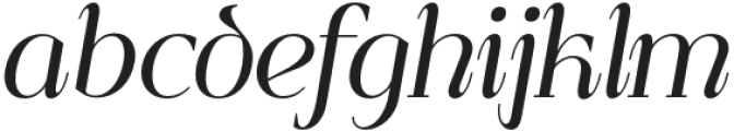 Foundland Italic otf (400) Font LOWERCASE