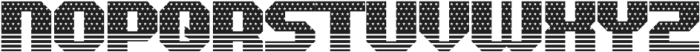 Fourth Of July Regular otf (400) Font UPPERCASE