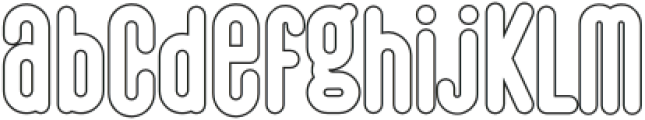 Fox Aromatic Outline otf (400) Font LOWERCASE