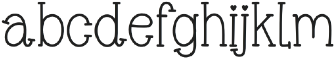 Fox Bestie Regular otf (400) Font LOWERCASE