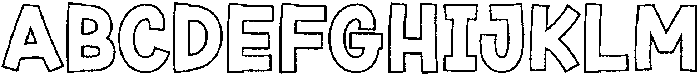 Fox Birdie Outline otf (400) Font UPPERCASE