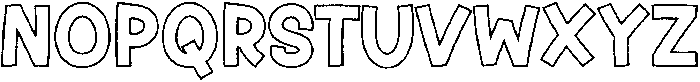 Fox Birdie Outline otf (400) Font UPPERCASE
