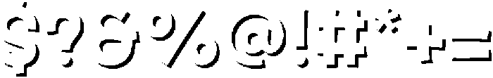Fox Birdie Shadow otf (400) Font OTHER CHARS