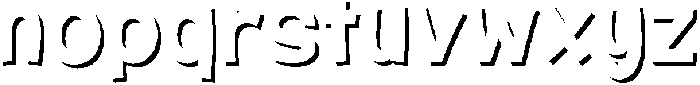 Fox Birdie Shadow otf (400) Font LOWERCASE