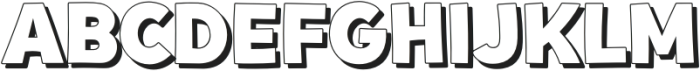 Fox Boogie Shadow Shadow otf (400) Font UPPERCASE