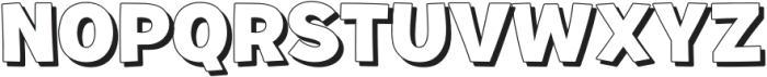 Fox Boogie Shadow Shadow otf (400) Font UPPERCASE
