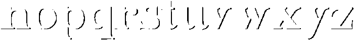 Fox Bravion Shadow otf (400) Font LOWERCASE