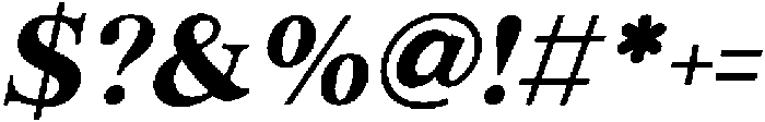 Fox Bravion Slant otf (400) Font OTHER CHARS