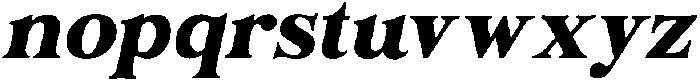 Fox Bravion Slant otf (400) Font LOWERCASE