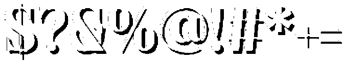 Fox Brielle Shadow otf (400) Font OTHER CHARS