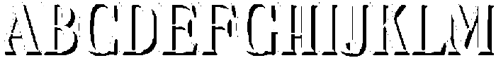 Fox Brielle Shadow otf (400) Font UPPERCASE