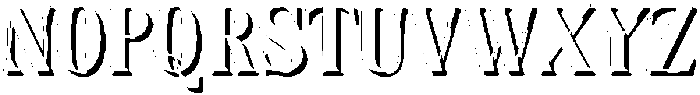 Fox Brielle Shadow otf (400) Font UPPERCASE