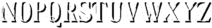 Fox Brielle Shadow otf (400) Font LOWERCASE