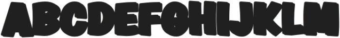 Fox Comic Regular otf (400) Font UPPERCASE