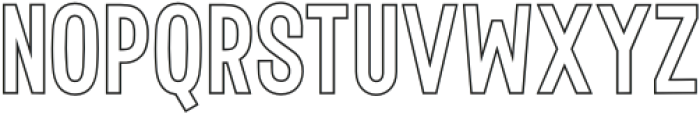 Fox Elliot Outline otf (400) Font UPPERCASE