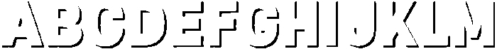 Fox Fresh Shadow otf (400) Font UPPERCASE