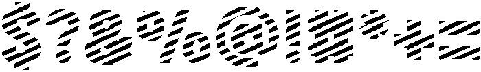 Fox Fresh Stripes otf (400) Font OTHER CHARS