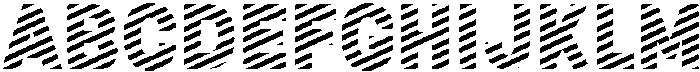 Fox Fresh Stripes otf (400) Font UPPERCASE