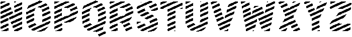 Fox Fresh Stripes otf (400) Font UPPERCASE