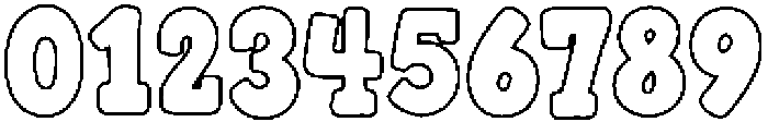 Fox Gabriel Outline Outline otf (400) Font OTHER CHARS