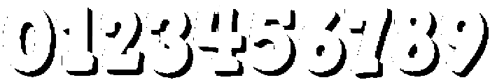 Fox Gabriel Shadow otf (400) Font OTHER CHARS
