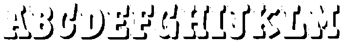 Fox Gabriel Shadow otf (400) Font UPPERCASE